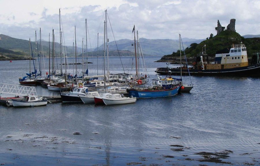 Castle Moil bei Kyleakin auf der Isle of Skye