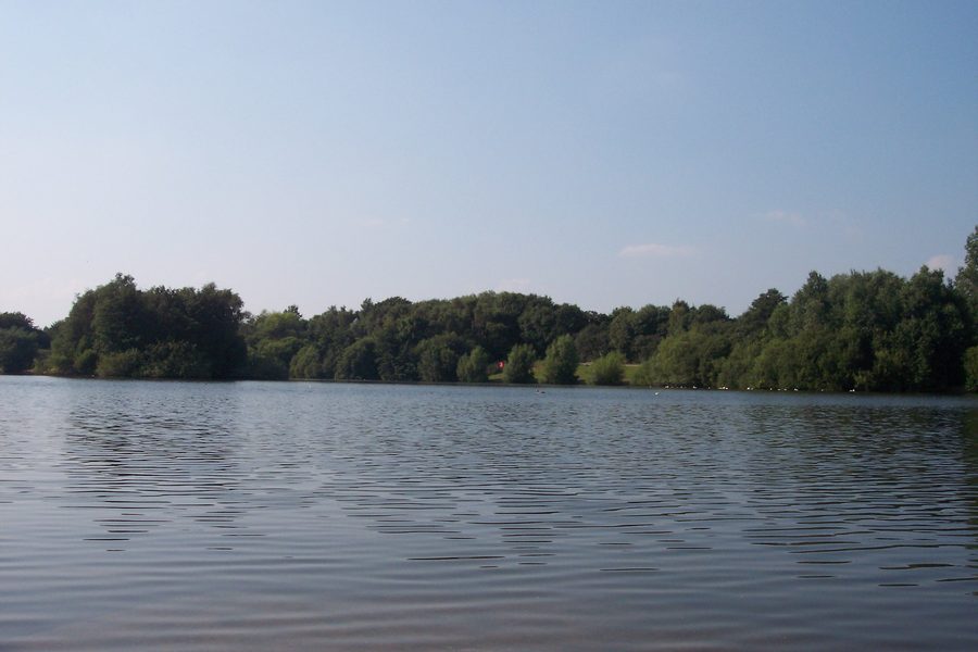 Chorlton Water Park in Manchester, England