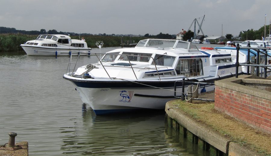Pleasure boats at Reedham