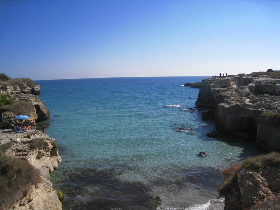 View of Melendugno in the province of Lecce