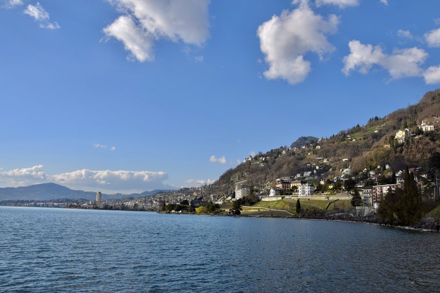 View over Lake Geneva in Vaud