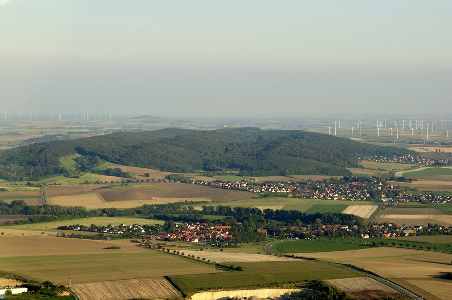 Wooded ridge of the Asse south of Wolfenbüttel