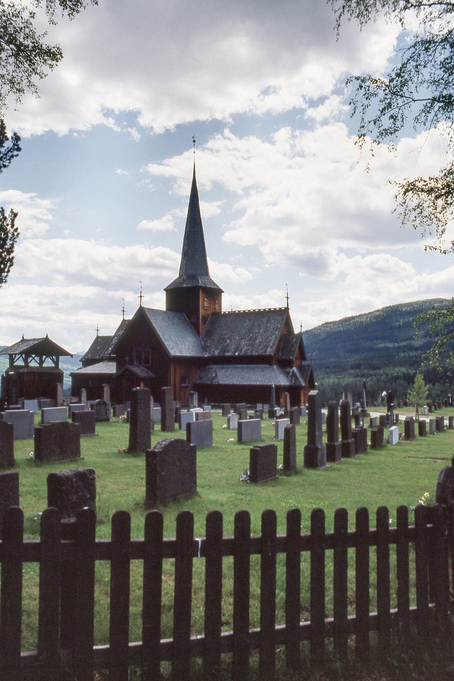 Hedalen Stave Church in Sør-Aurdal, Innlandet, Norway