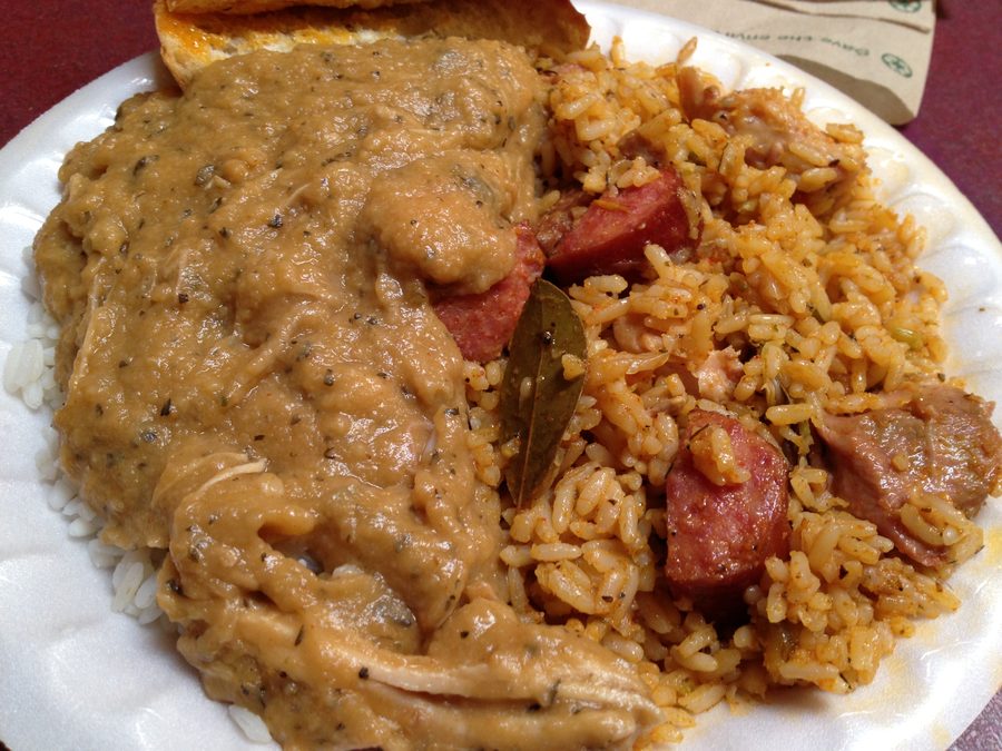 Cajun dish as an example of Louisiana regional cuisine