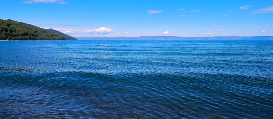 Lake Baikal near the mouth of the Utulik River