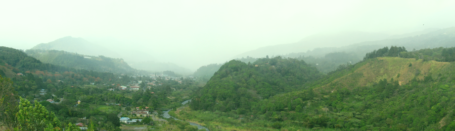 Boquete town in the Chiriquí highlands