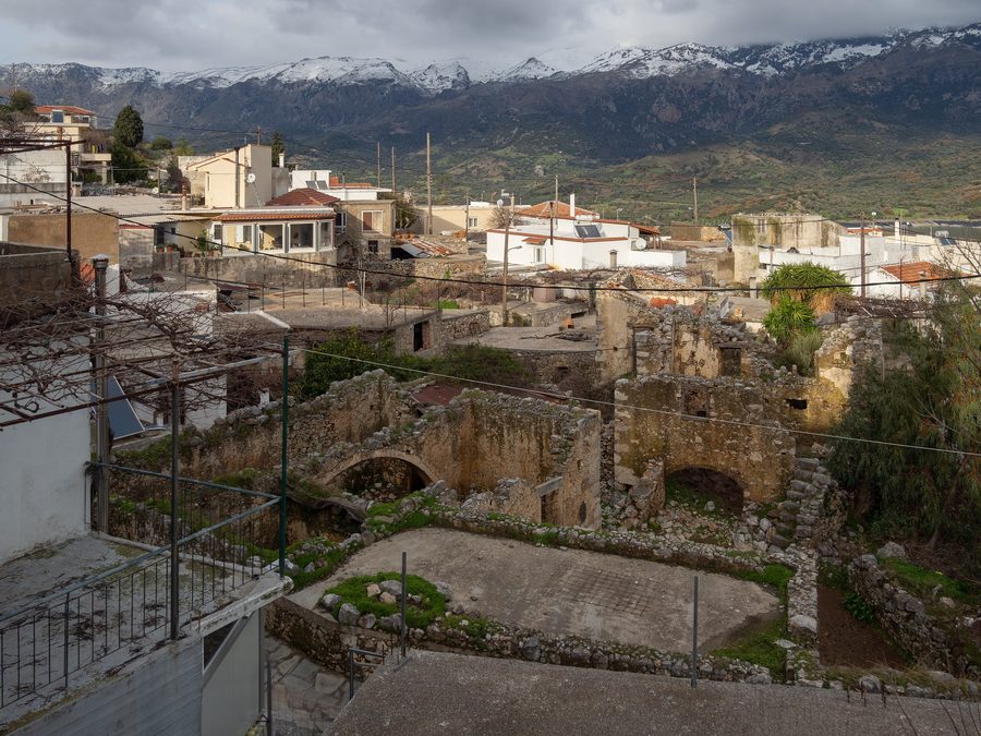 View of Petrochori in the regional unit of Rethymno on Crete