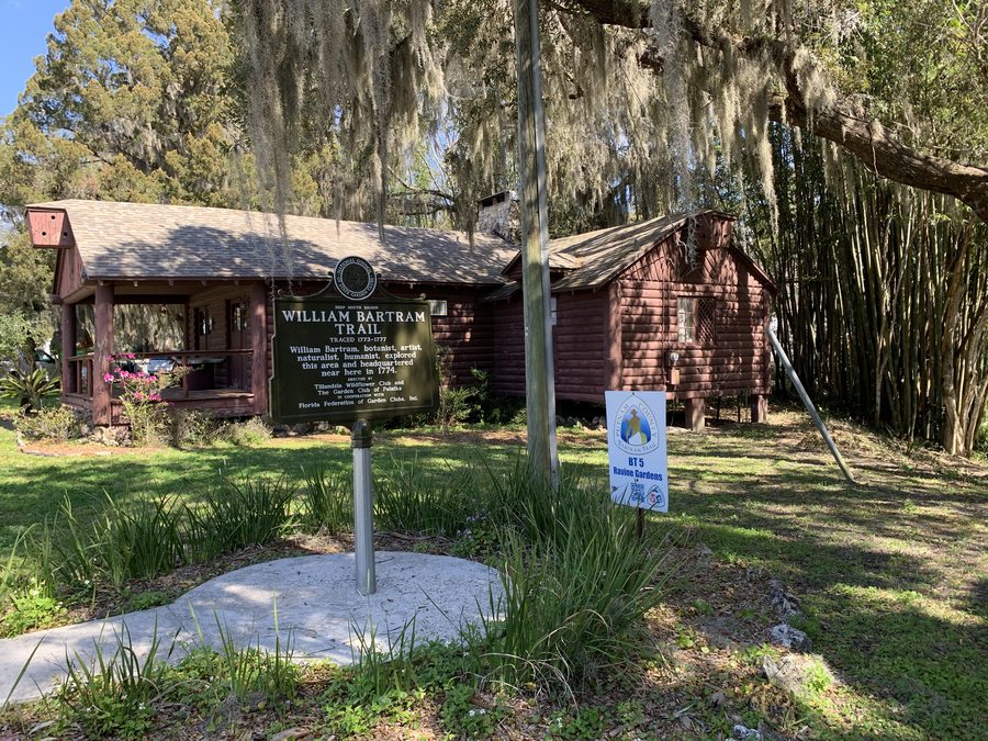 Bartram Trail durch die botanischen Gärten des Ravine Gardens State Park in Palatka, Florida