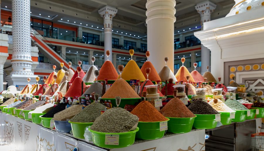 Mehrgon Market in Dushanbe
