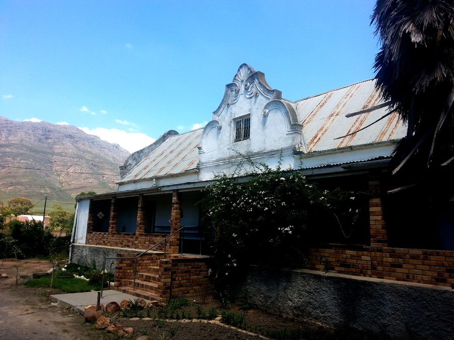 Old parsonage of the Saron Mission in Saron in the Western Cape