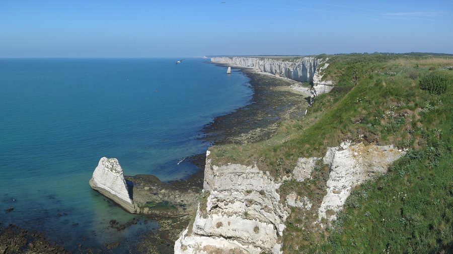 Cliffs on the Norman coast