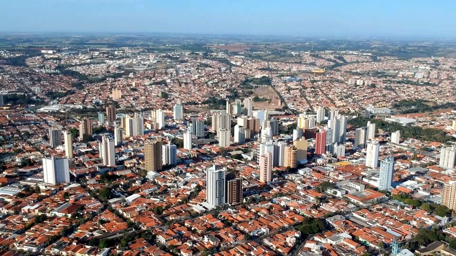 General view of Limeira, São Paulo