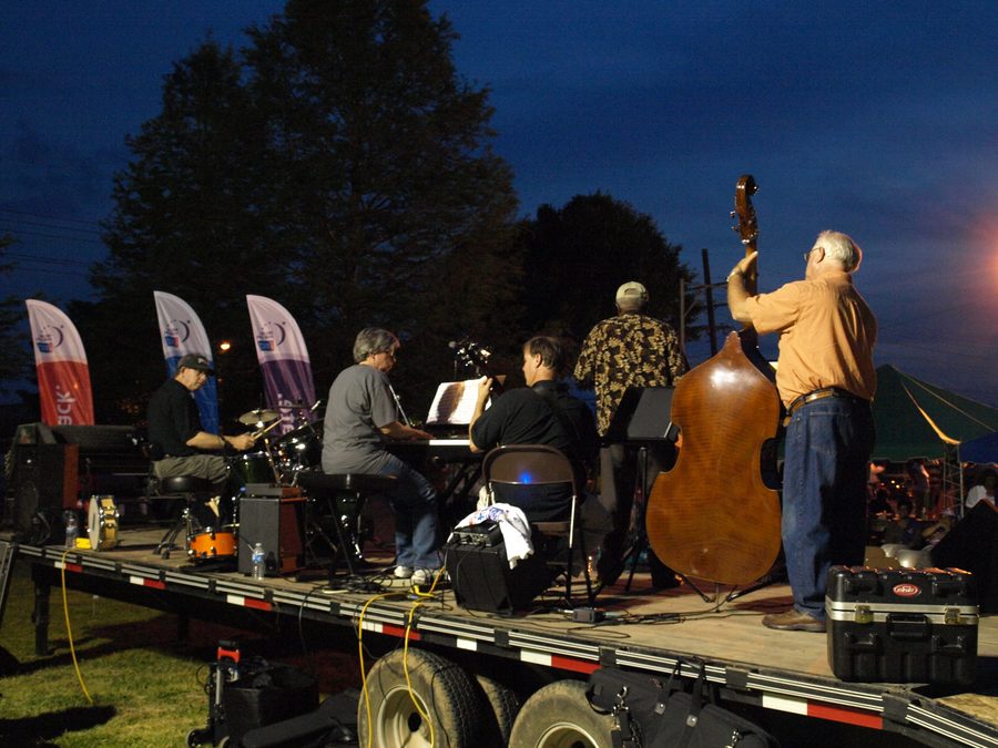 Band at an event in Greenville, Mississippi
