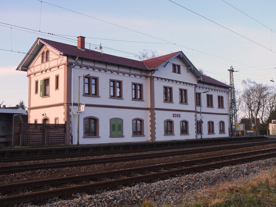 Kork railway station in Kehl