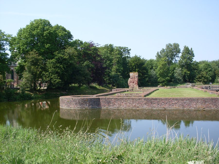 Ruins of Kasteel Egmond in Egmond aan den Hoef