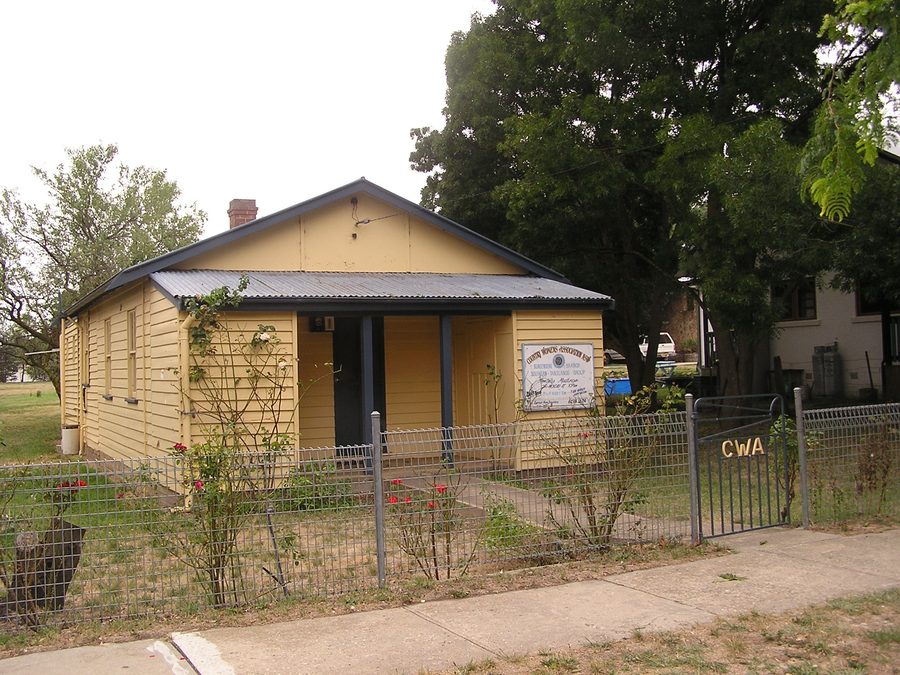Historic building of the Country Women's Association in Bungendore