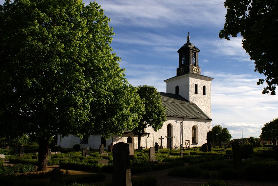 Exterior of Torsåkers kyrka in Torsåker, Hofors Municipality, Sweden