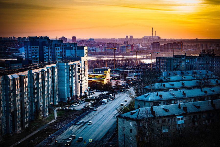 Novosiborsk at dawn