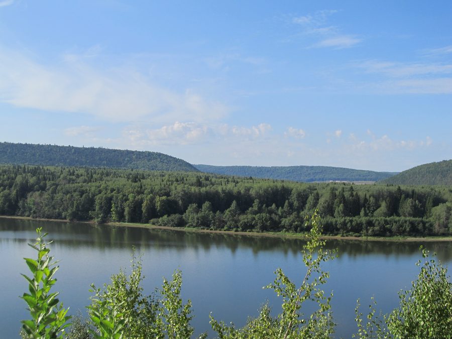Fluss im Karaidelsky District in Baschkortostan, Russland