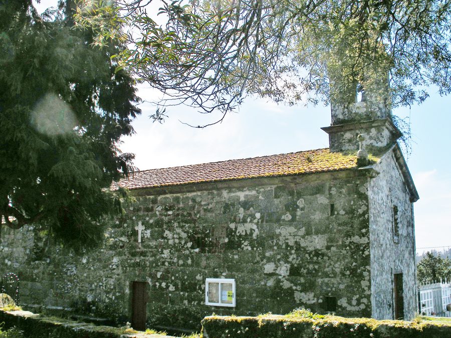 Parish church of Marcelle in the municipality of A Baña, A Coruña