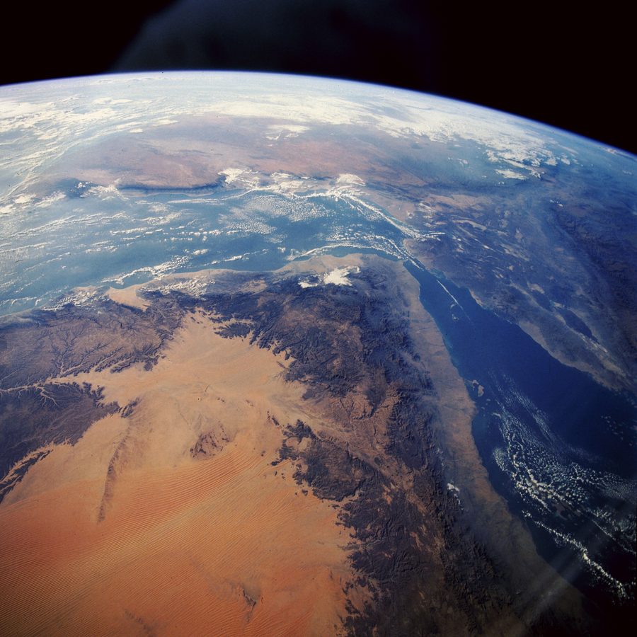 Satellite image of Yemen and the southwestern Arabian Peninsula