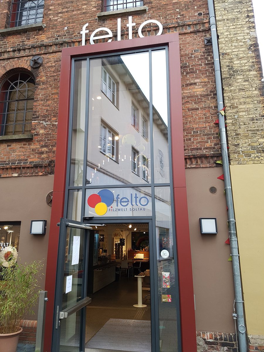 Entrance area of the Filzwelt in Soltau
