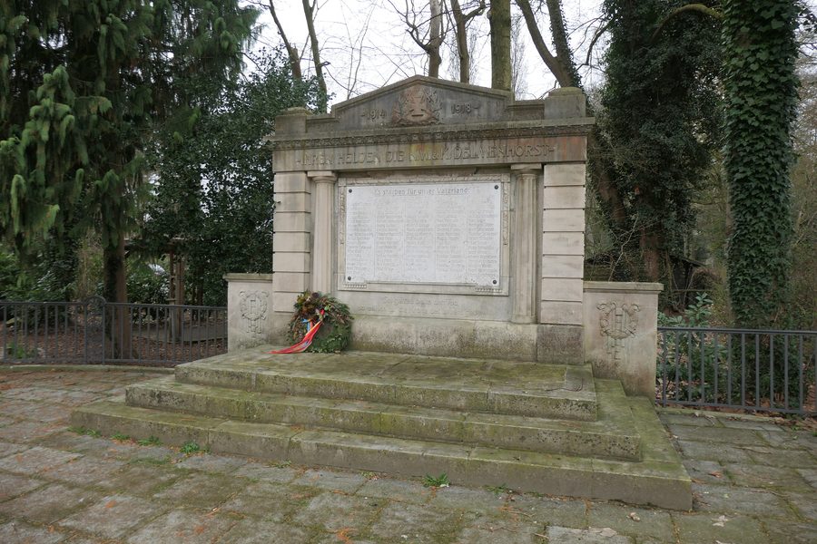 War memorial for workers of the North German Wool Combing Mill on the Nordwolle site in Delmenhorst