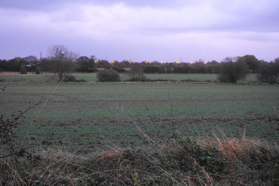 Ackerland nahe Coven in Staffordshire