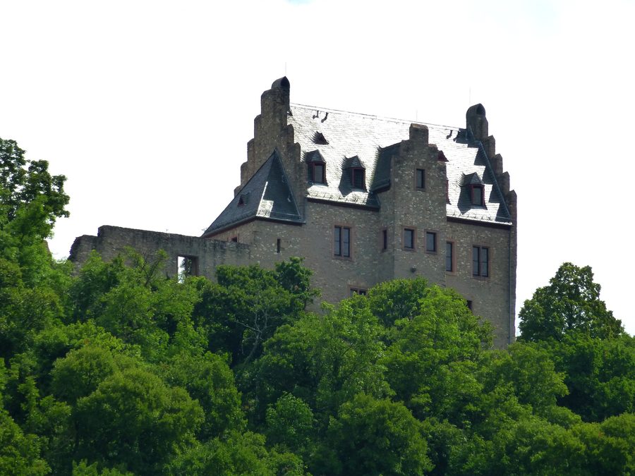 Altenbaumburg near Altenbamberg on a wooded hill