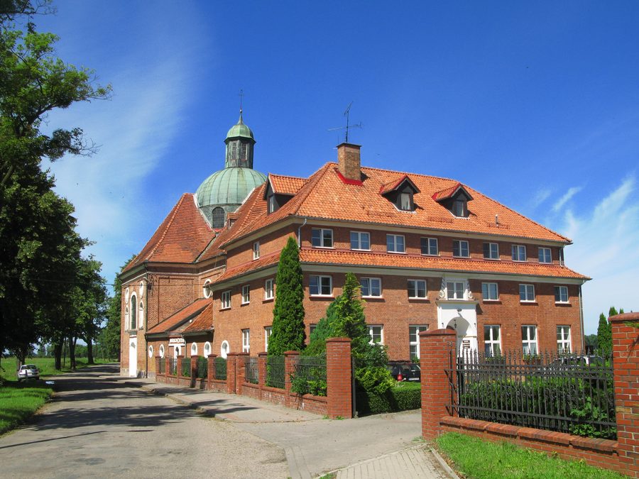Historic church in Braniewo in northern Warmia-Masuria