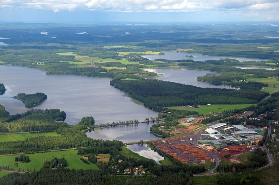 Lake in the Finnish lake district