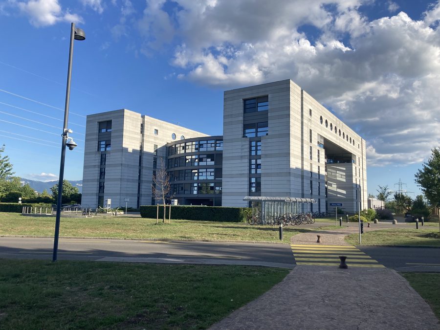 CERN Building 40 at the research site in Meyrin