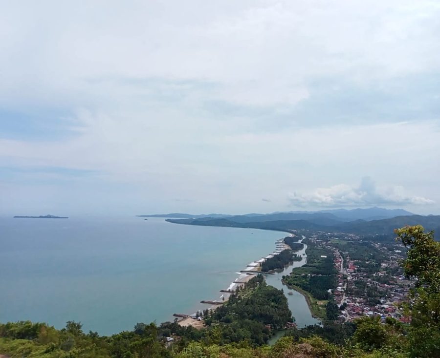 Beautiful view of Salido Beach in West Sumatra