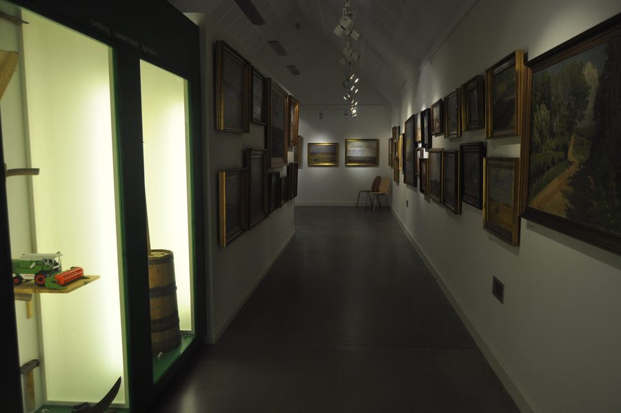 Collection of paintings in the Nymindegab Museum