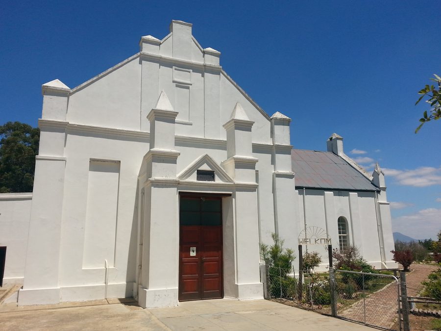 Historic mission church of the Saron Mission in Saron in the Western Cape