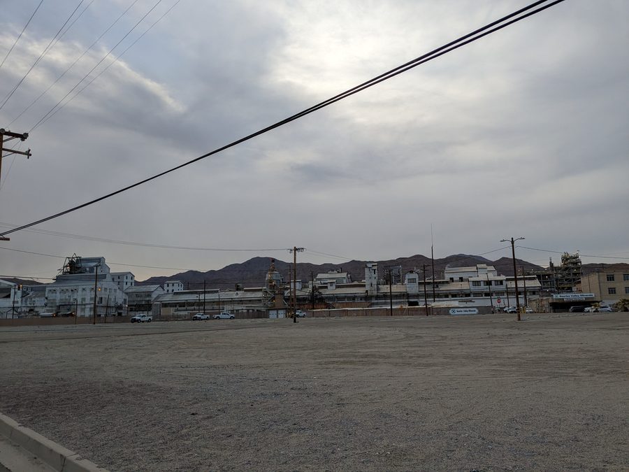 Searles Valley Minerals facility in Trona, California