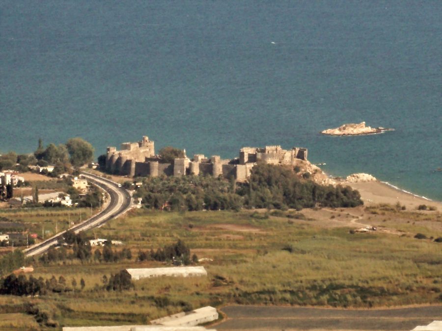 Anamur Kalesi, the historic castle near Anamur on the Turkish Mediterranean coast