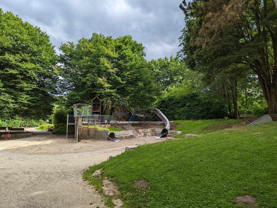 Spa park playground in Bad Dürrheim