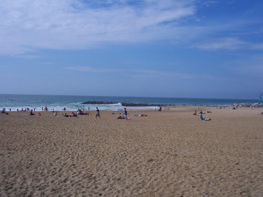 Strand von Anglet an der französischen Atlantikküste