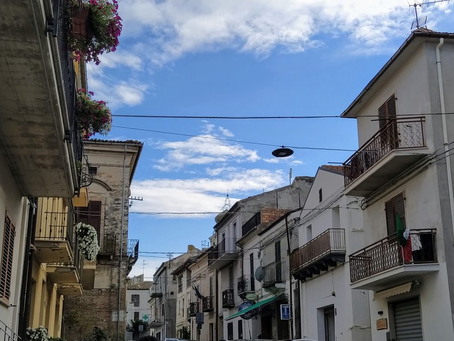 Corso Adriatico in the village of Villalfonsina