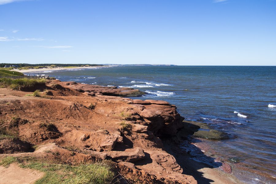 Coastal scenery on Prince Edward Island