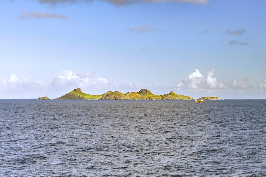 Île Fourchue from the sea