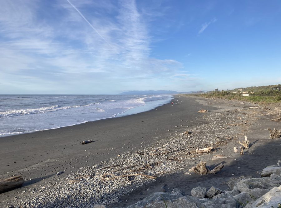 Beach at Hokitika on New Zealand's West Coast