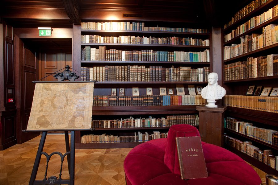 Historic library of the Apponyi family in the manor house of Oponice