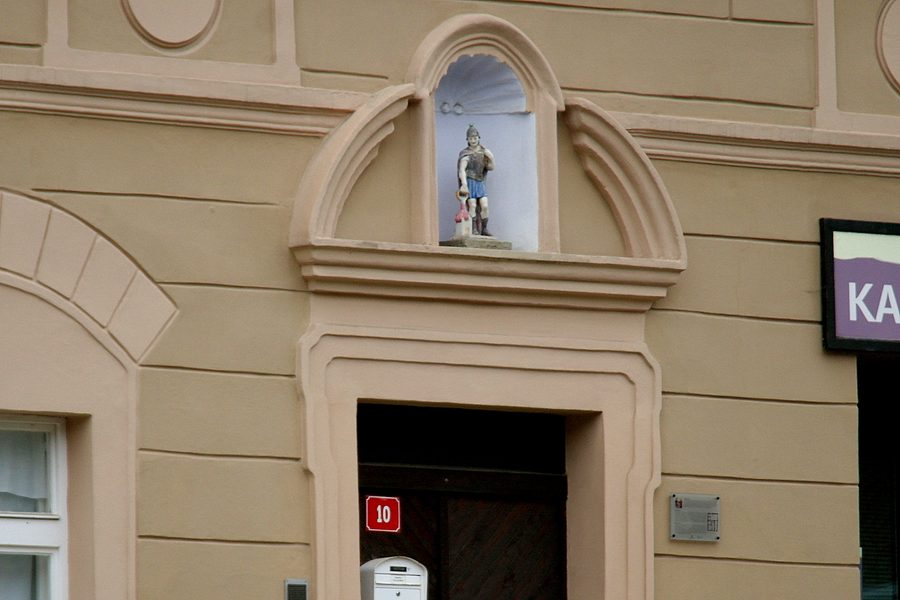 Historisches Bürgerhaus am Platz Náměstí Republiky in Jáchymov