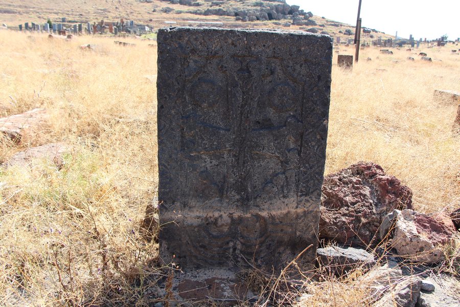 Armenian khachkar in Oshakan