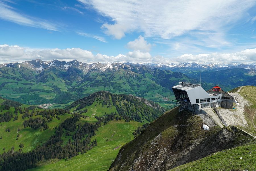 Der Moléson in den Schweizer Voralpen