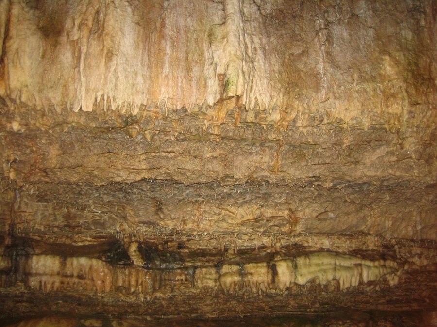 Tropfsteine in der Erdmannshöhle in Hasel