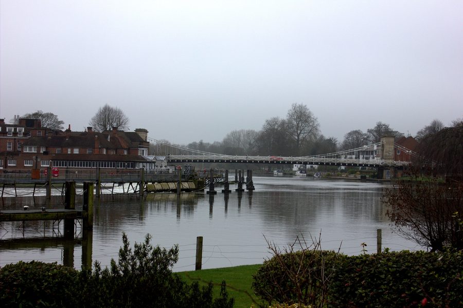 Marlow Bridge über der Themse in Marlow, Buckinghamshire
