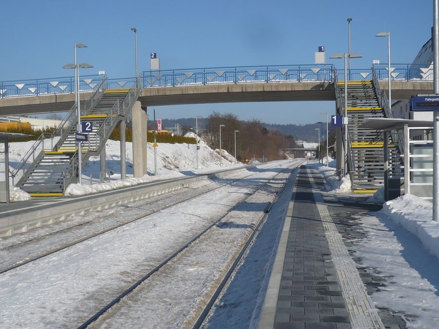 Immenreuth station after renovation